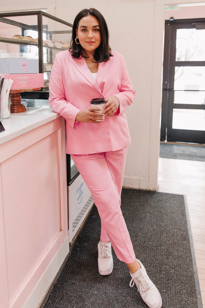 Power Suit in Pink