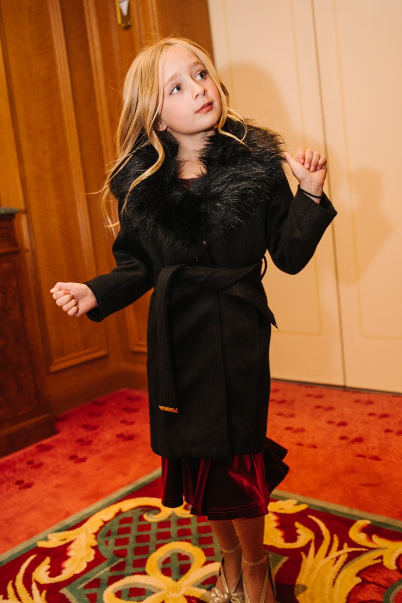 Mini Sloane Coat in Black - FINAL SALE-Mini