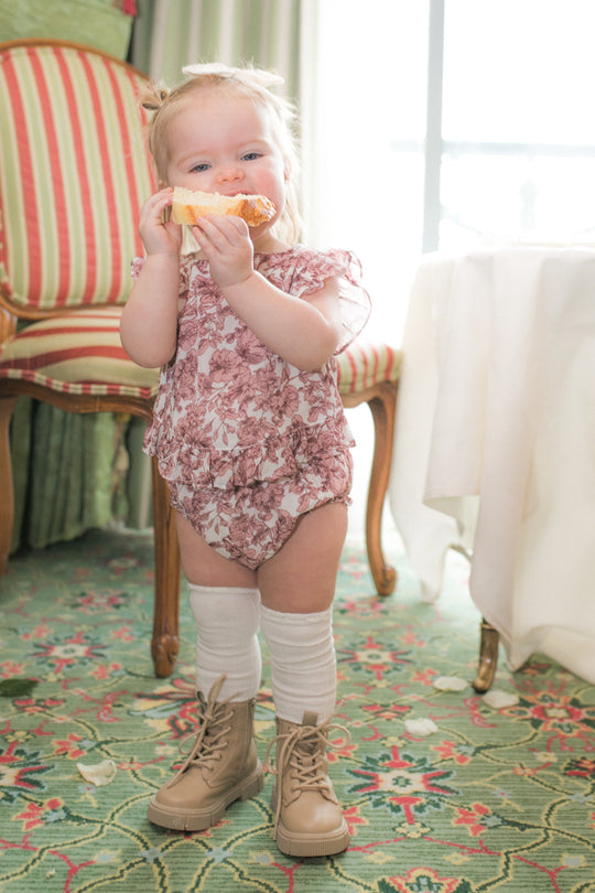 Baby Brynley Bloomer Set in Pink