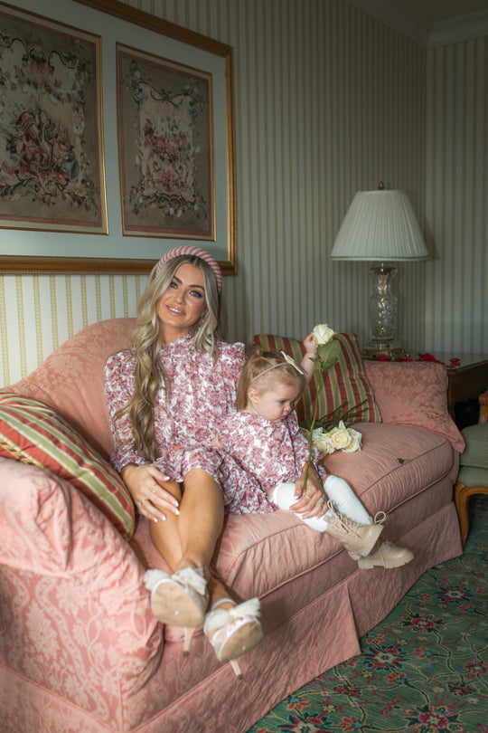 Baby Brynley Bloomer Set in Pink