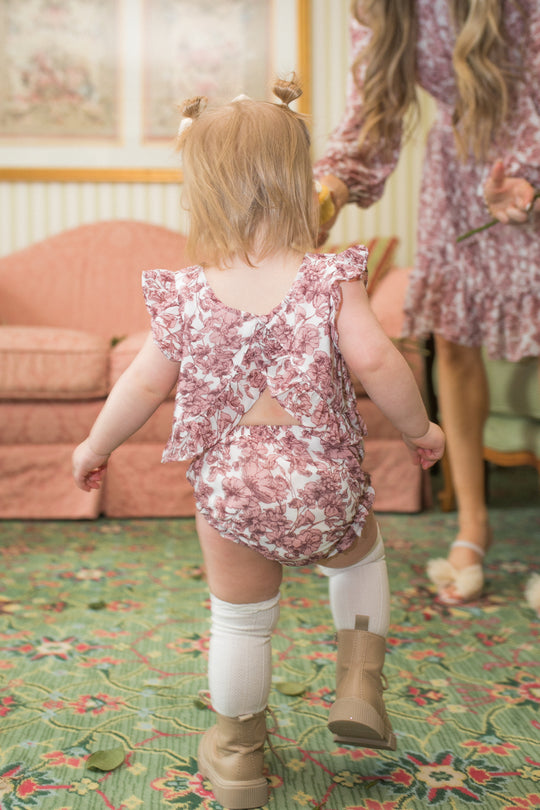 Baby Brynley Bloomer Set in Pink