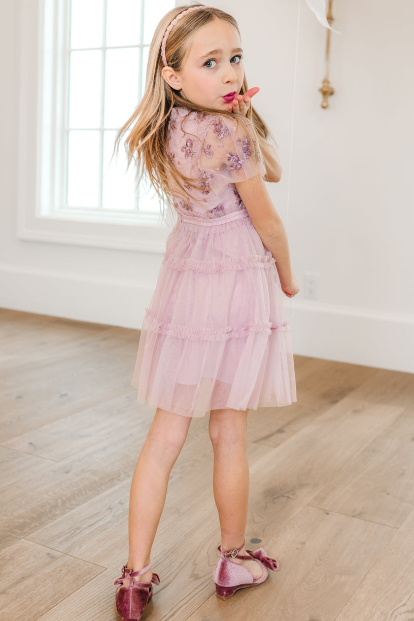 Mini Anastasia Dress in Mauve