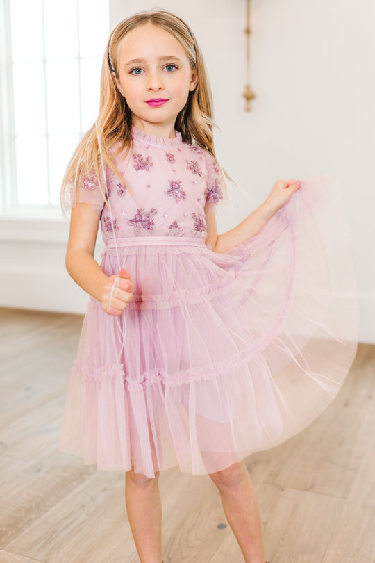 Mini Anastasia Dress in Mauve