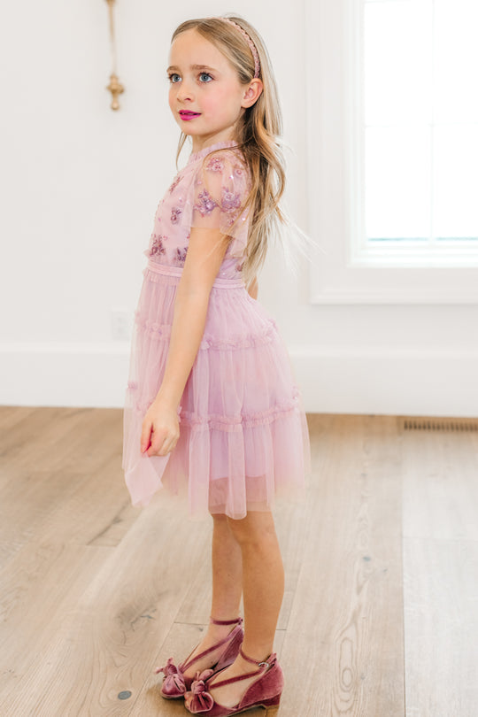Mini Anastasia Dress in Mauve