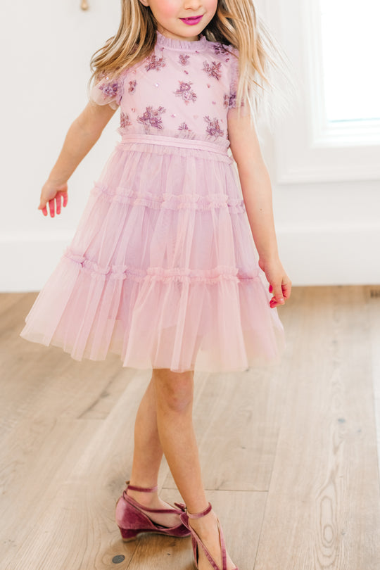 Mini Anastasia Dress in Mauve