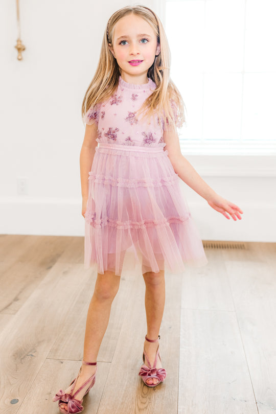 Mini Anastasia Dress in Mauve