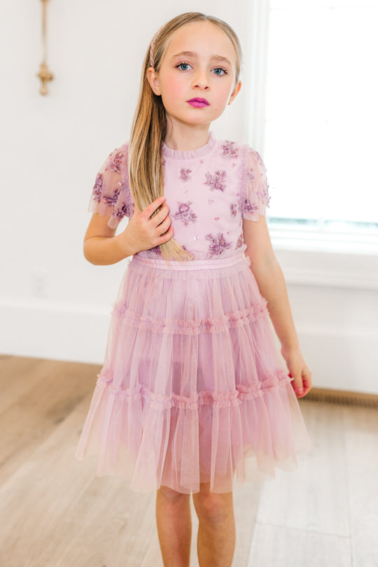 Mini Anastasia Dress in Mauve