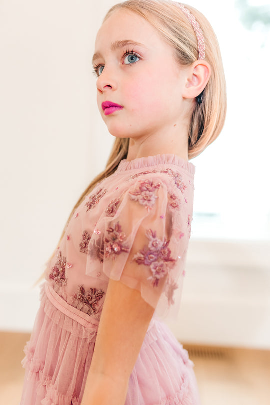 Mini Anastasia Dress in Mauve