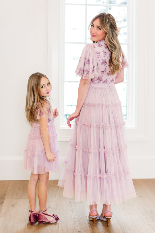Mini Anastasia Dress in Mauve