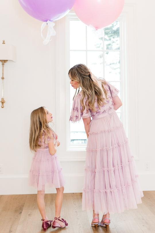 Mini Anastasia Dress in Mauve