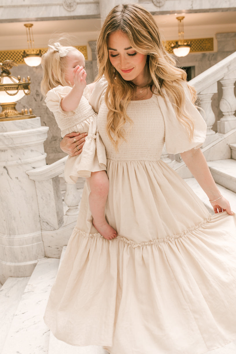 Mini Lani Dress in Cream - FINAL SALE