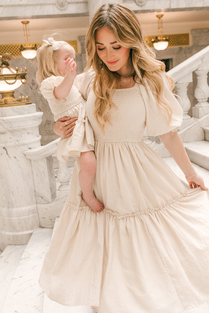 Mini Lani Dress in Cream - FINAL SALE