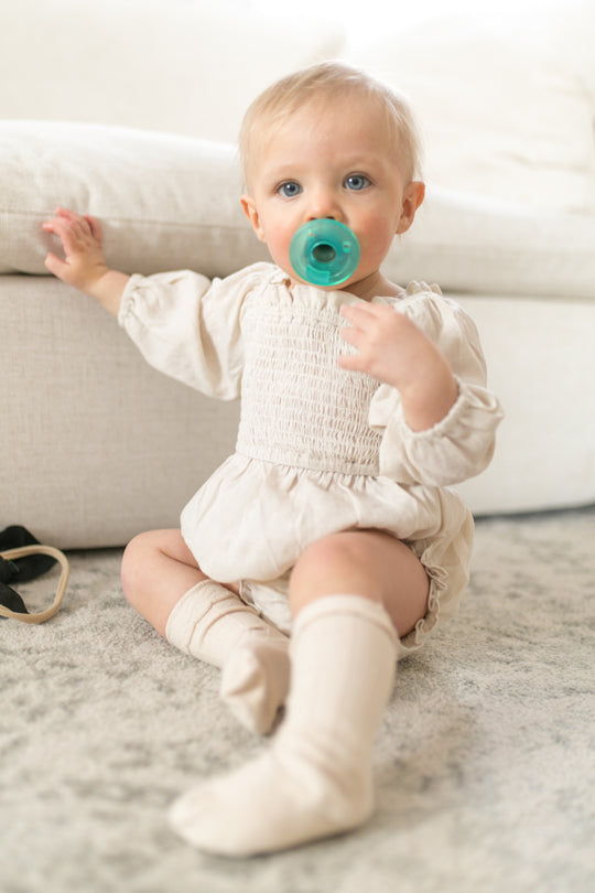Baby Lani Romper in Cream