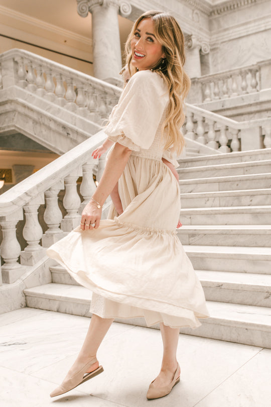 Lani Dress in Cream
