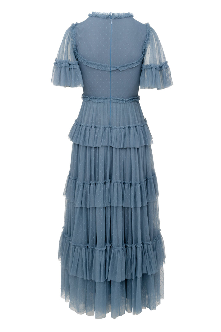 Whimsical Dress in Slate Blue - FINAL SALE