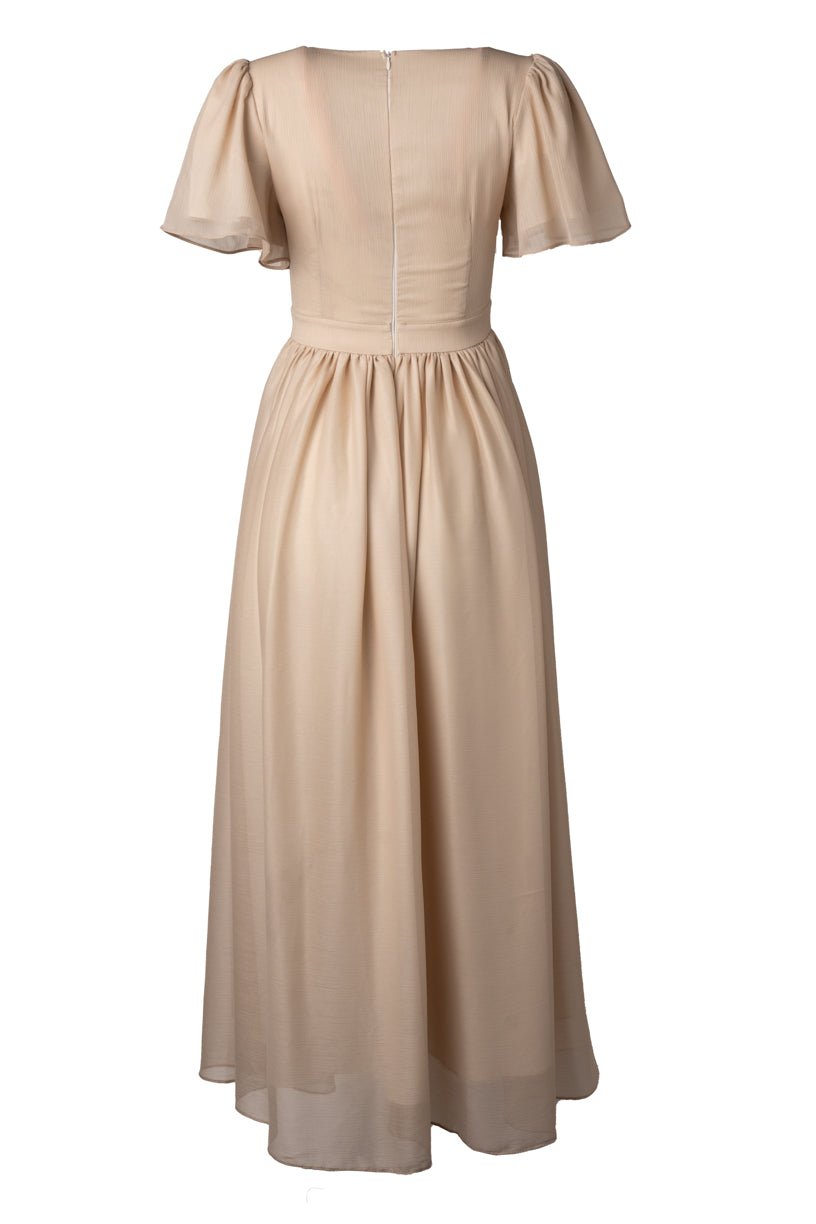 Abbie Dress in Champagne-Adult