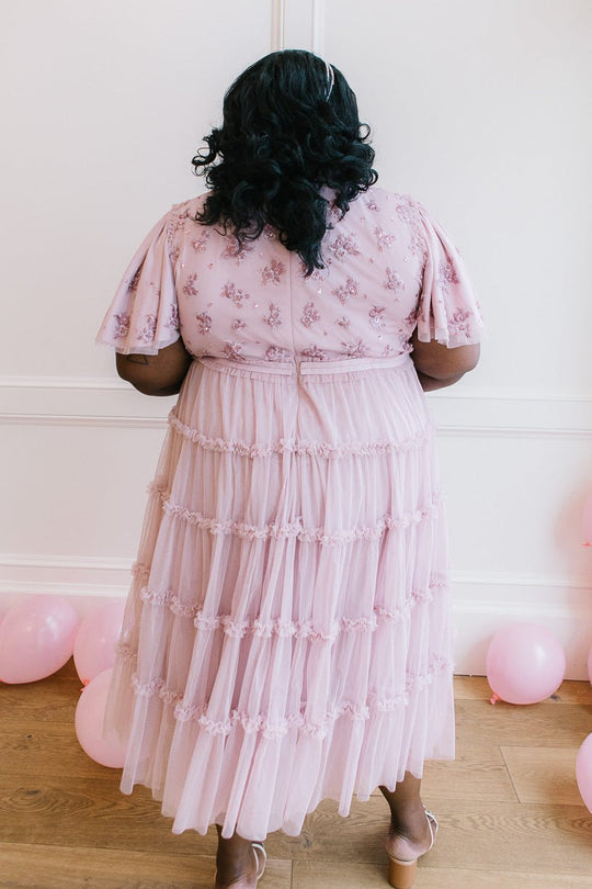 Anastasia Dress in Mauve-Adult