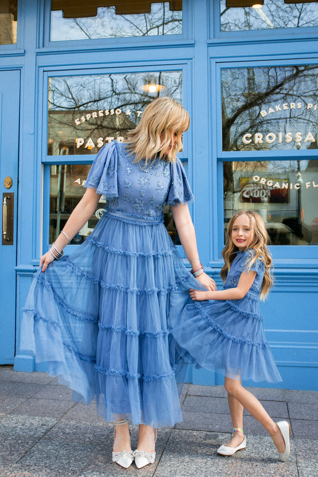 Mini Anastasia Dress in Tufts Blue - FINAL SALE-Mini