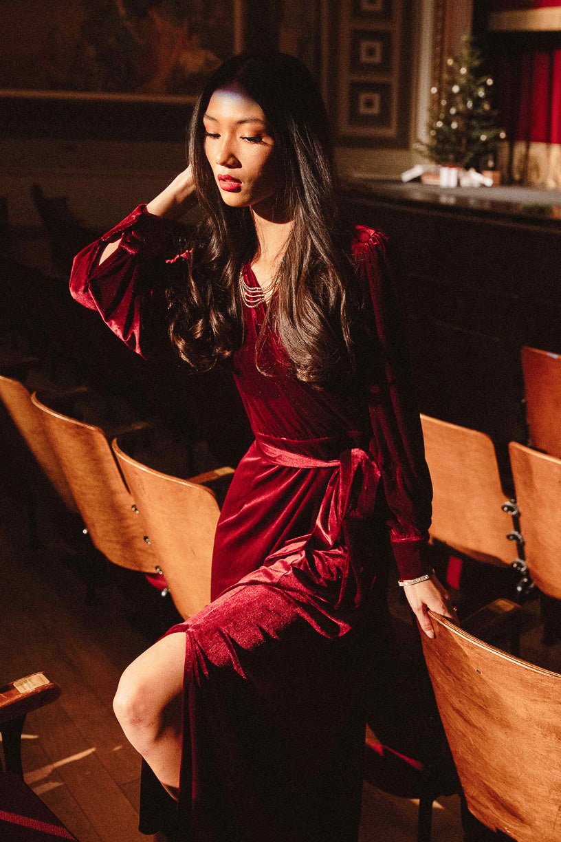 Velvet hot sale dress sale