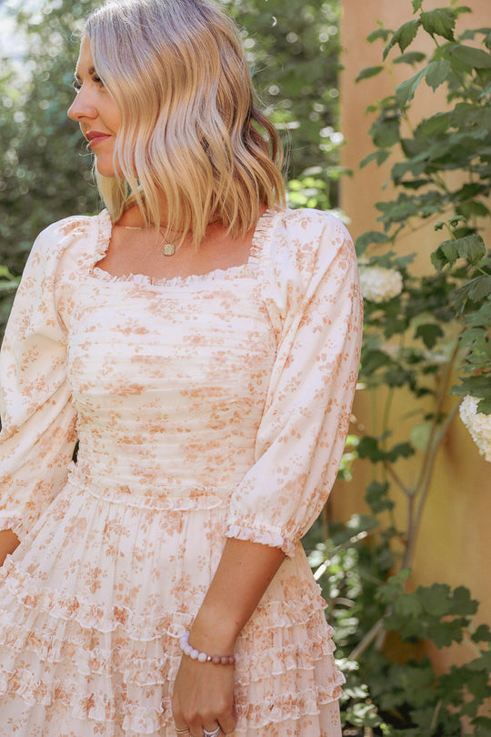 Aniston Dress in Cream