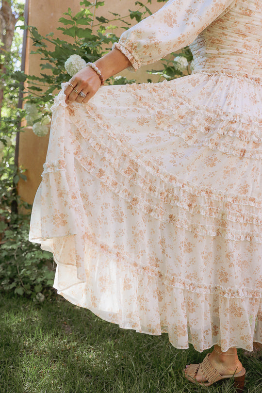 Aniston Dress in Cream