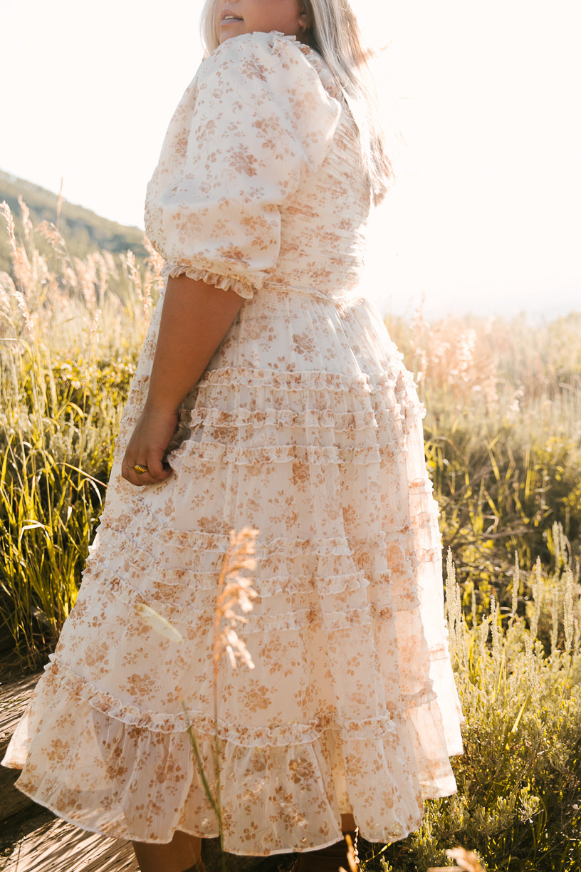 Aniston Dress in Cream