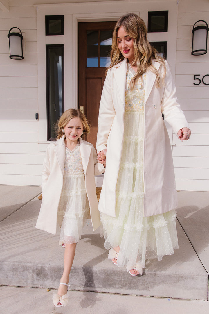 Mini Annalise Dress in Light Yellow - FINAL SALE