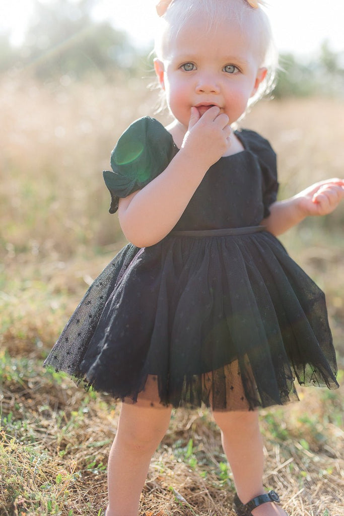 Black Polka Dot Mesh Fancy Baby Girl Dress, Baby Outfit, Toddler Girls  Outfit, Tulle Dress, Black Dress - Etsy India