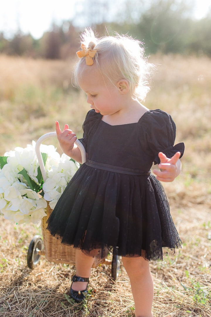 Baby Ballerina Dress Set in Black-Baby