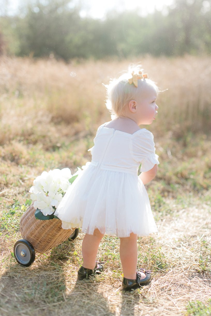 Baptism Dresses Baby Girl Summer White Beadwork Flower Girl Dress Girl –  marryshe