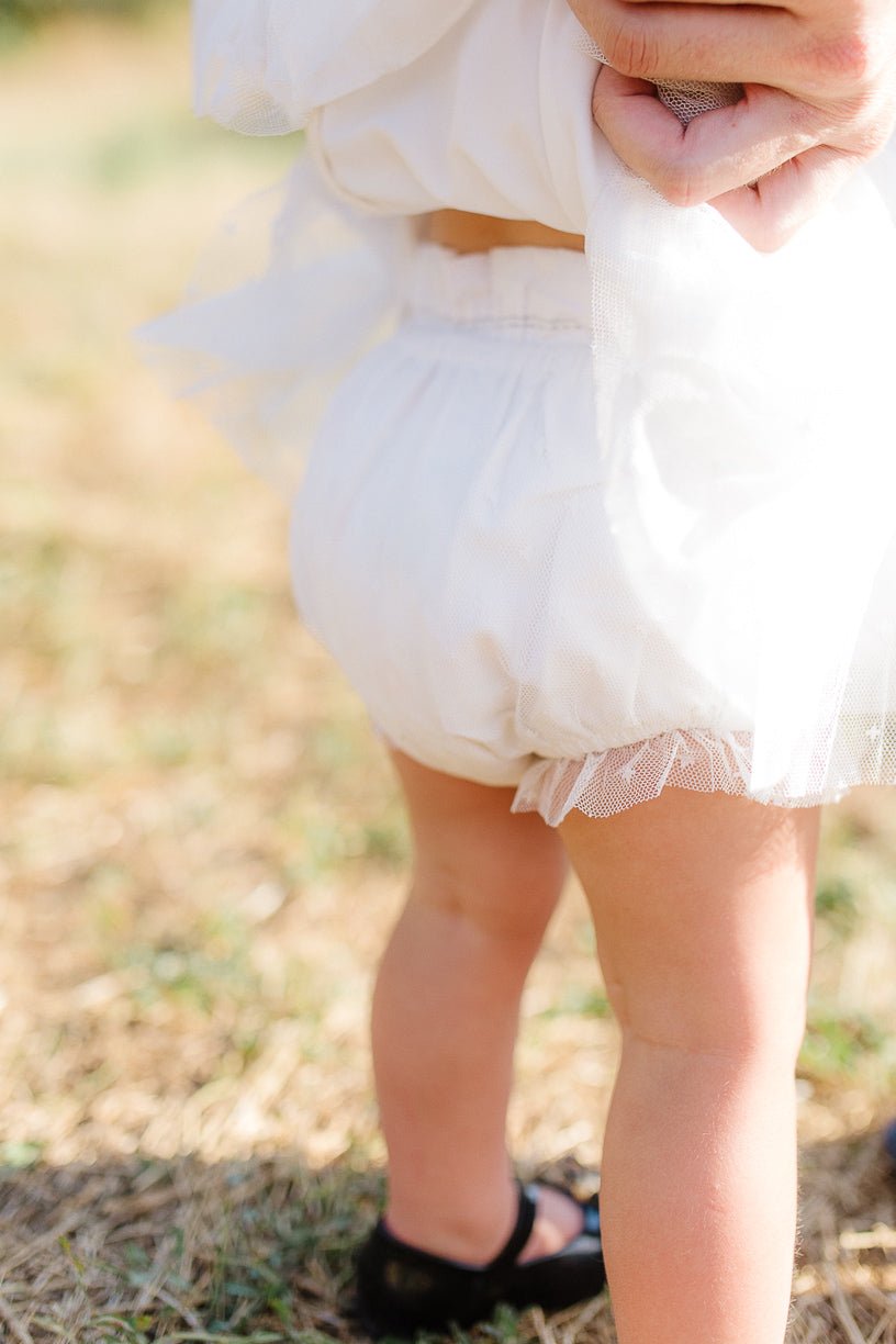 Baby Ballerina Dress Set in White-Baby