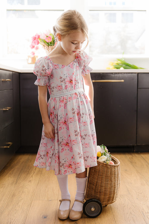 Mini Ballerina Dress in Pink Blossom - FINAL SALE