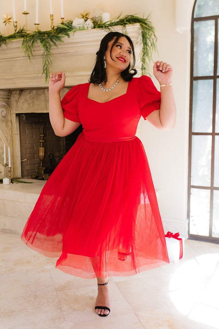 Ballerina Dress in Red - FINAL SALE-Adult