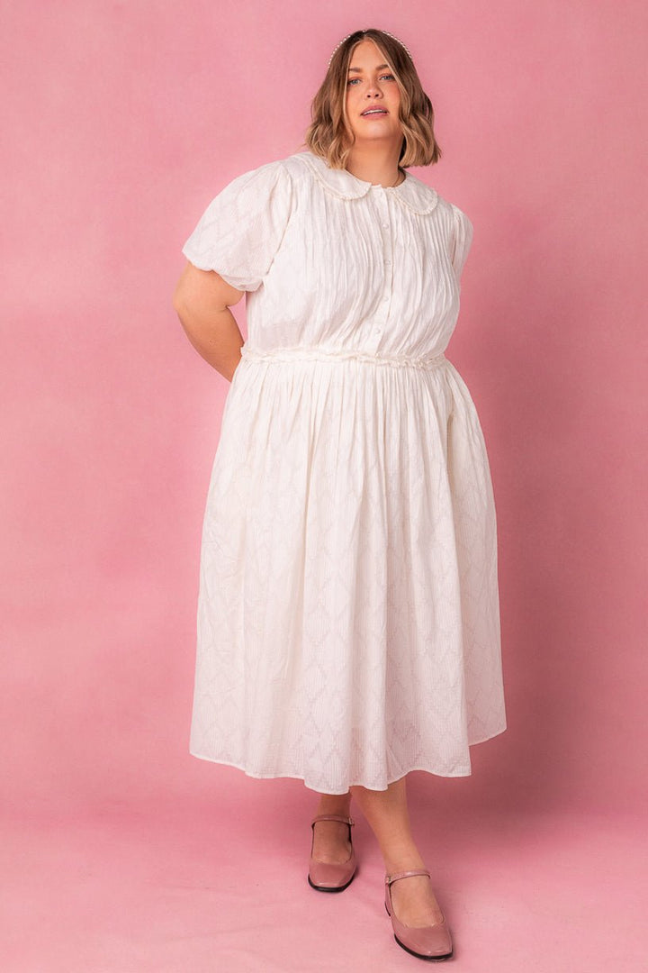 Betty Dress in White - FINAL SALE