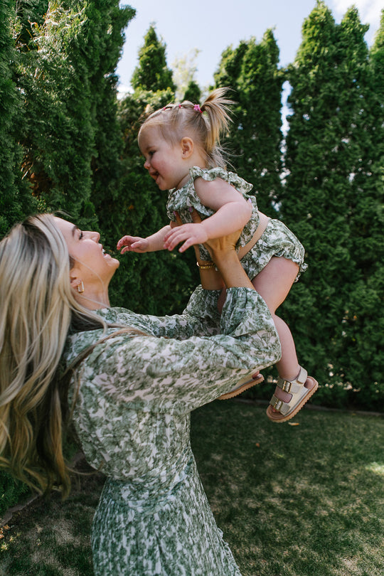 Baby Brynley Bloomer Set in Green
