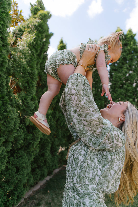 Baby Brynley Bloomer Set in Green