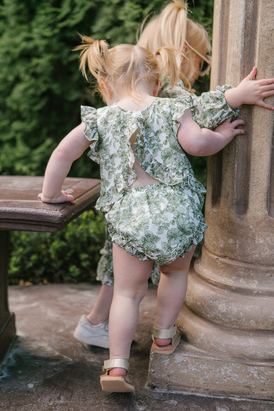 Baby Brynley Bloomer Set in Green
