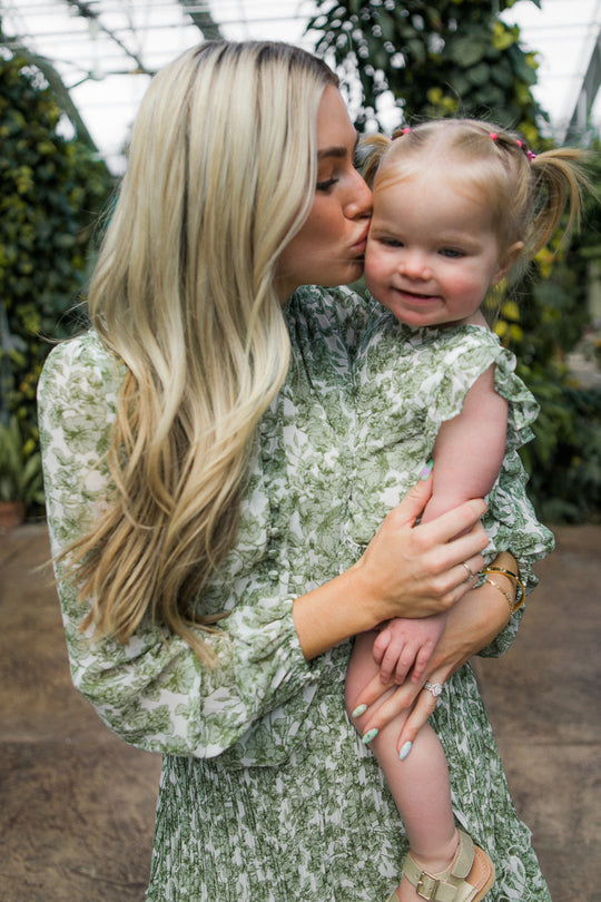 Baby Brynley Bloomer Set in Green
