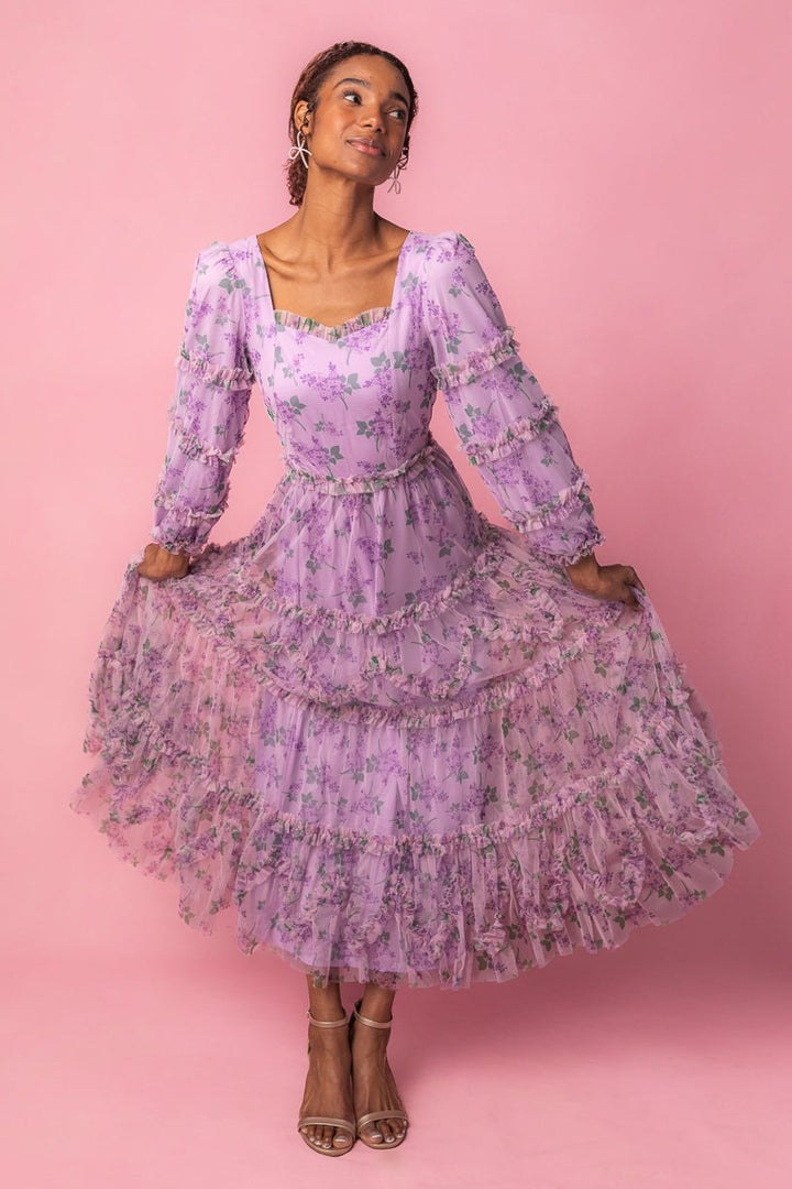Catherine Dress in Lavender-Adult