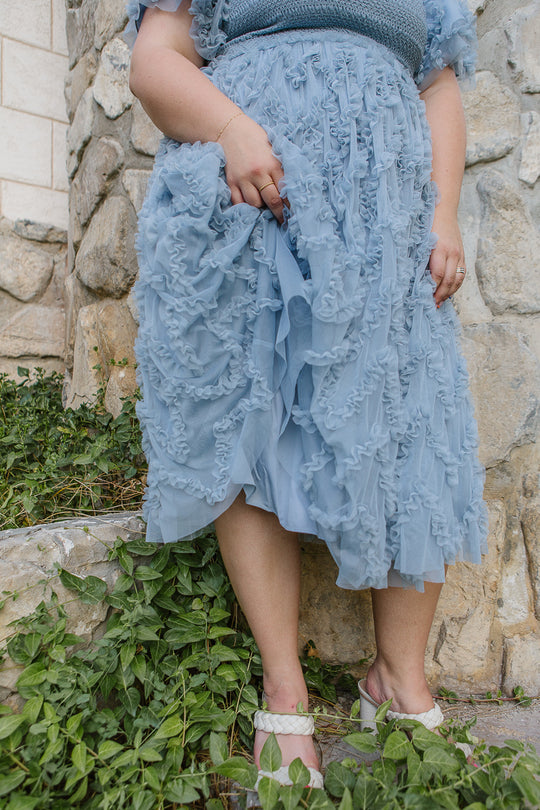 Cloud Nine Dress in Powder Blue