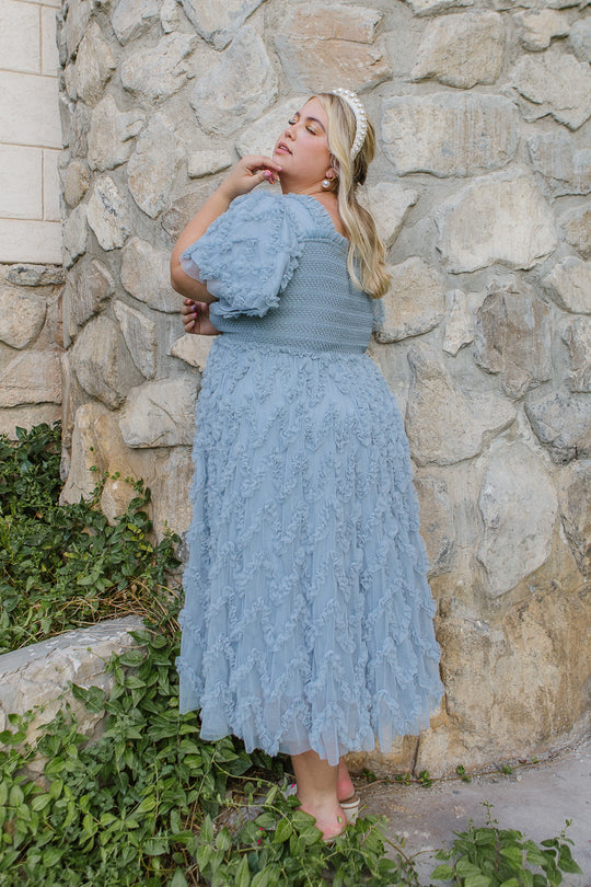 Cloud Nine Dress in Powder Blue