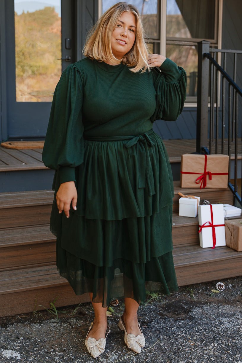 Cosette Dress in Green - FINAL SALE-Adult