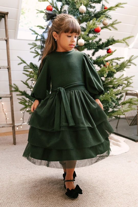 Mini Cosette Dress in Green - FINAL SALE – Ivy City Co