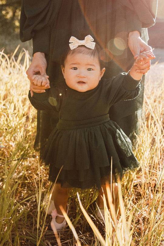 Baby Cosette Dress Set in Green - FINAL SALE-Baby