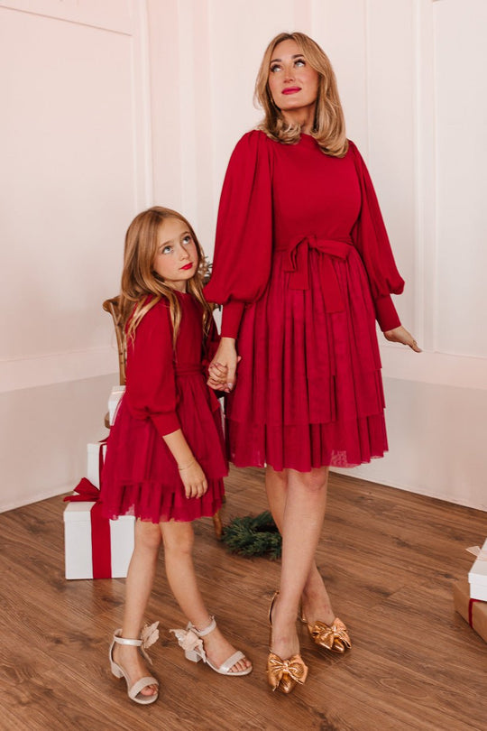 Short Cosette Dress in Red - FINAL SALE-Adult