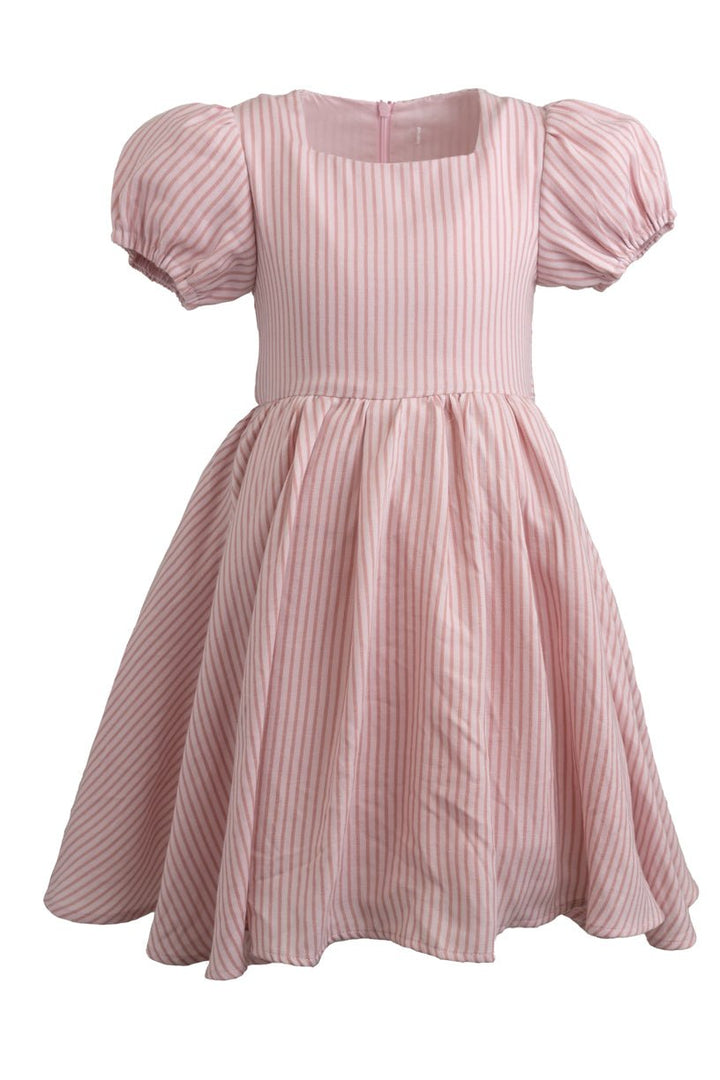 Mini Cupcake Dress in Pink Stripe-Mini
