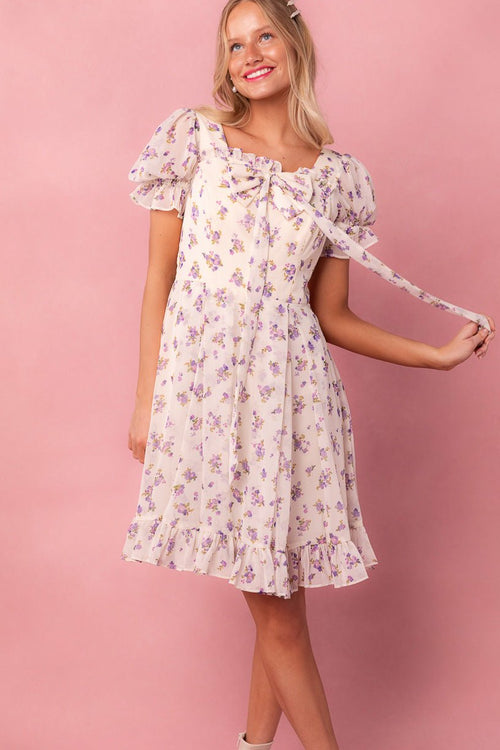 Dolly Dress in Violet Rose - FINAL SALE