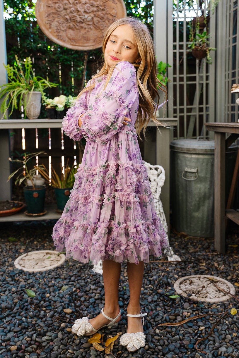 Mini Catherine Dress in Lavender-Mini