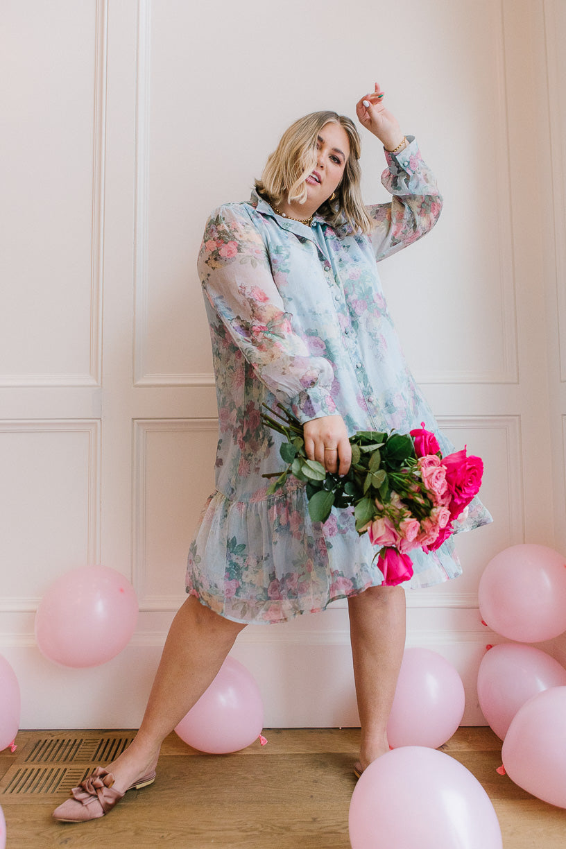 Eleanor Dress in Blue - FINAL SALE