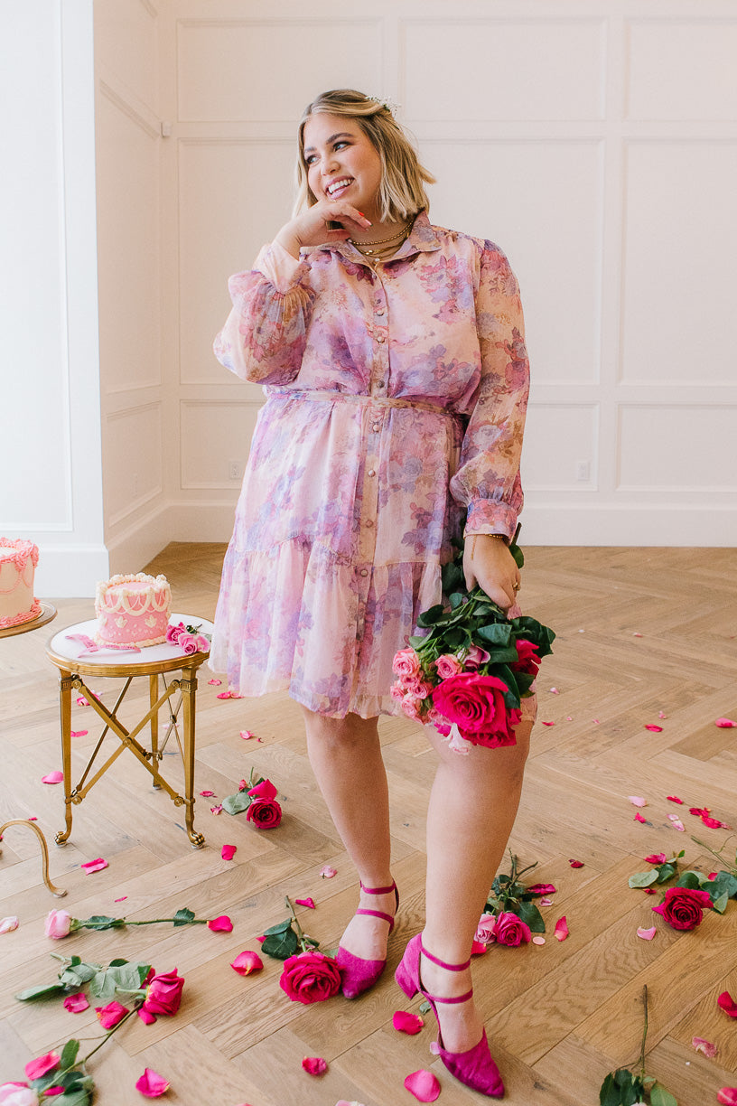 Eleanor Dress in Purple - FINAL SALE